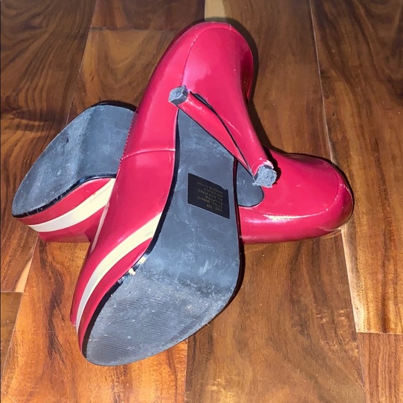 Red Marco Santi Platform Stilettos sz 9 - Picture 5 of 7